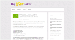 Desktop Screenshot of bigfatbaker.com