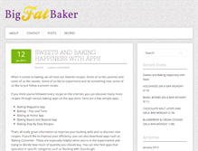 Tablet Screenshot of bigfatbaker.com